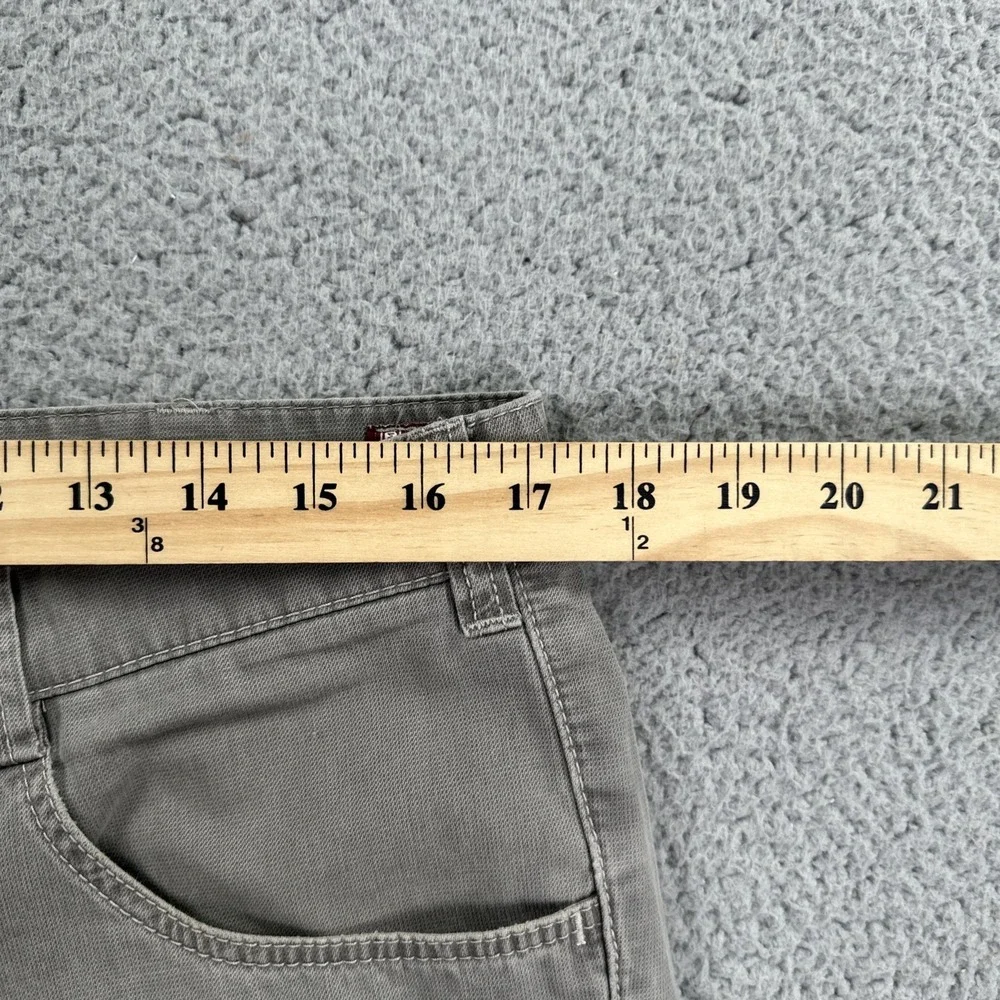 Meyer‎ Diego Chino Pants Men 36x28 Grey Cotton Stretch Modern Flat Front